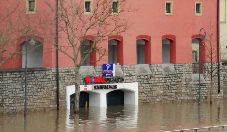 Das Hochwasser kommt sehr schnell.