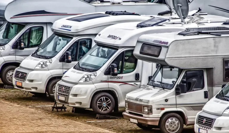 Wohnmobil Urlaub - Die Ladung ist zu sichern.